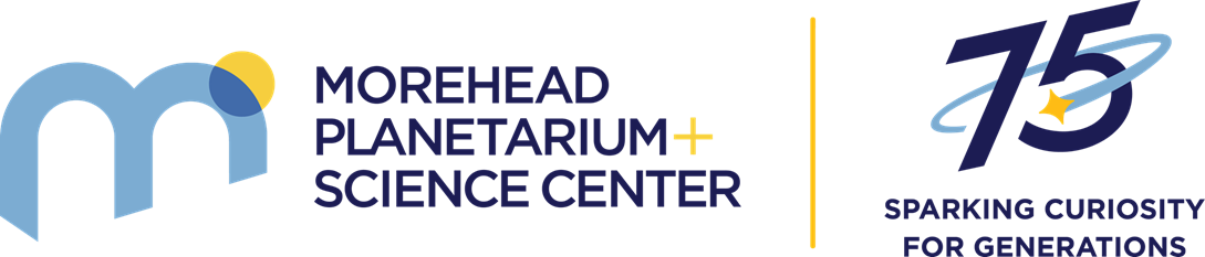 Morehead Planetarium and Science Center Seventy-fifth Logo