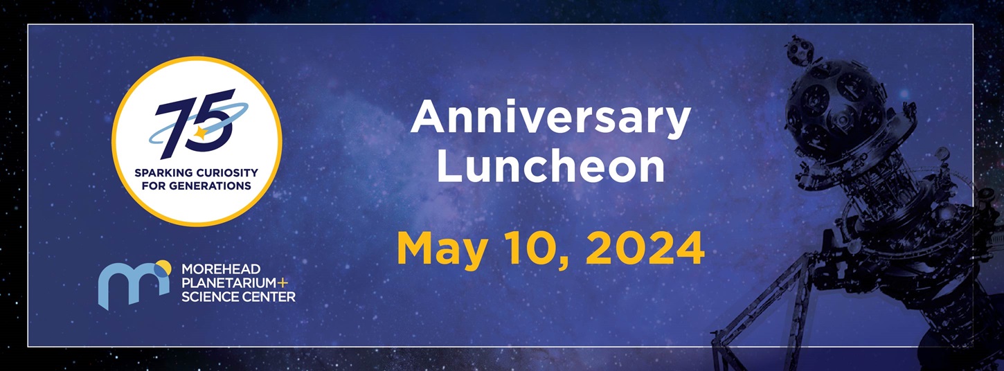 Morehead Planetarium and Science Center May Luncheon Logo