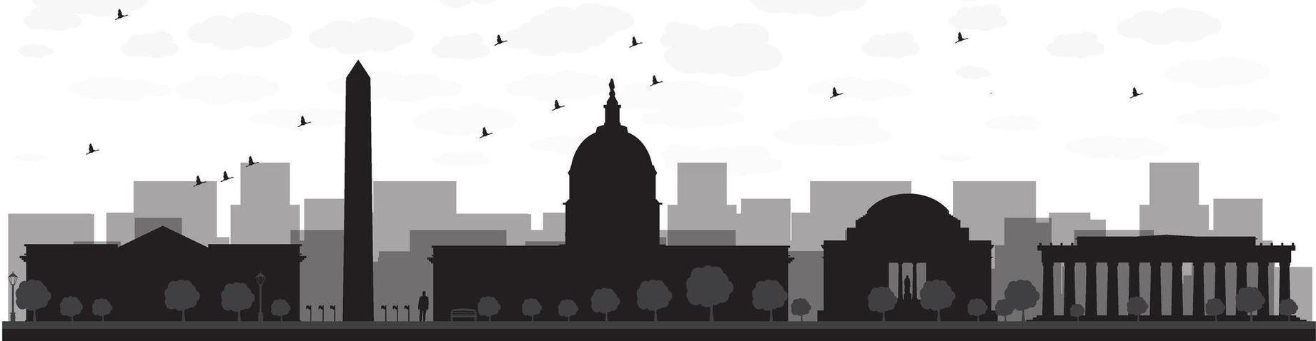DC Skyline Silhouette